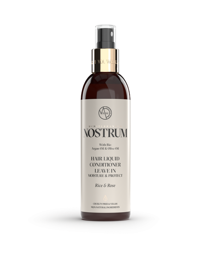 HAIR LIQUID CONDITIONER LEAVE IN MOISTURE & PROTECT (200ml) Rice & Rose