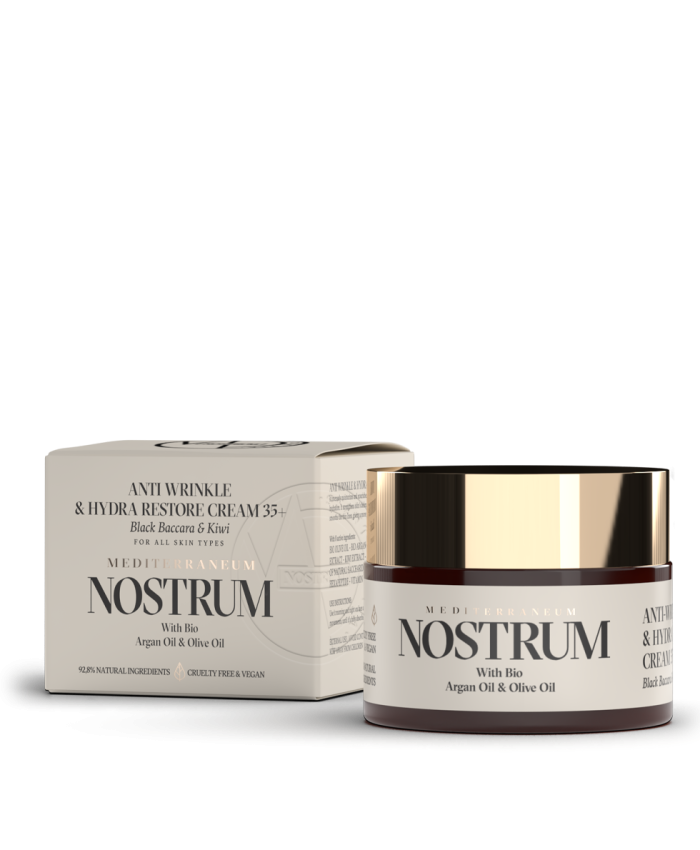 ANTI WRINKLE & HYDRA RESTORE CREAM 35+ (50ml) Black Baccara & Kiwi ANTI WRINKLE & HYDRA RESTORE CREAM 35+ (50ml) Black Baccara & Kiwi
