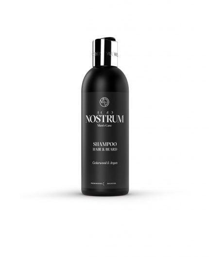 SHAMPOO HAIR & BEARD (330ml)<br />Cedarwood & Argan